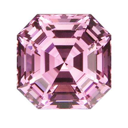 Asscher Pink Lab-Grown Loose Diamond Stone