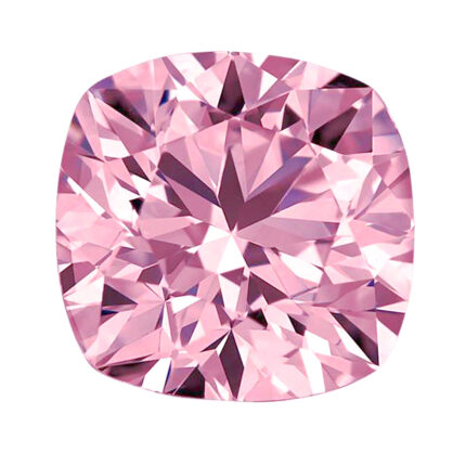 Cushion Cut Pink Lab-Grown Loose Diamond Stone
