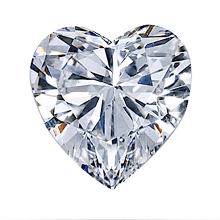 Heart Lab-Grown Loose Diamond colorless Stone