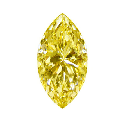 Marquise Yellow Lab-Grown Loose Diamond Stone