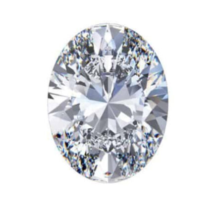Oval Lab-Grown Loose Diamond colorless Stone