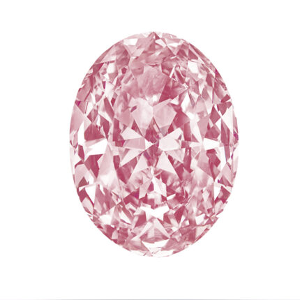 Oval Pink Lab-Grown Loose Diamond Stone