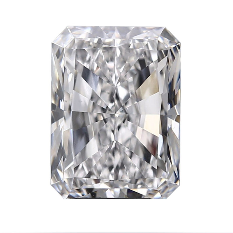 Radiant Lab-Grown Loose Diamond colorless Stone